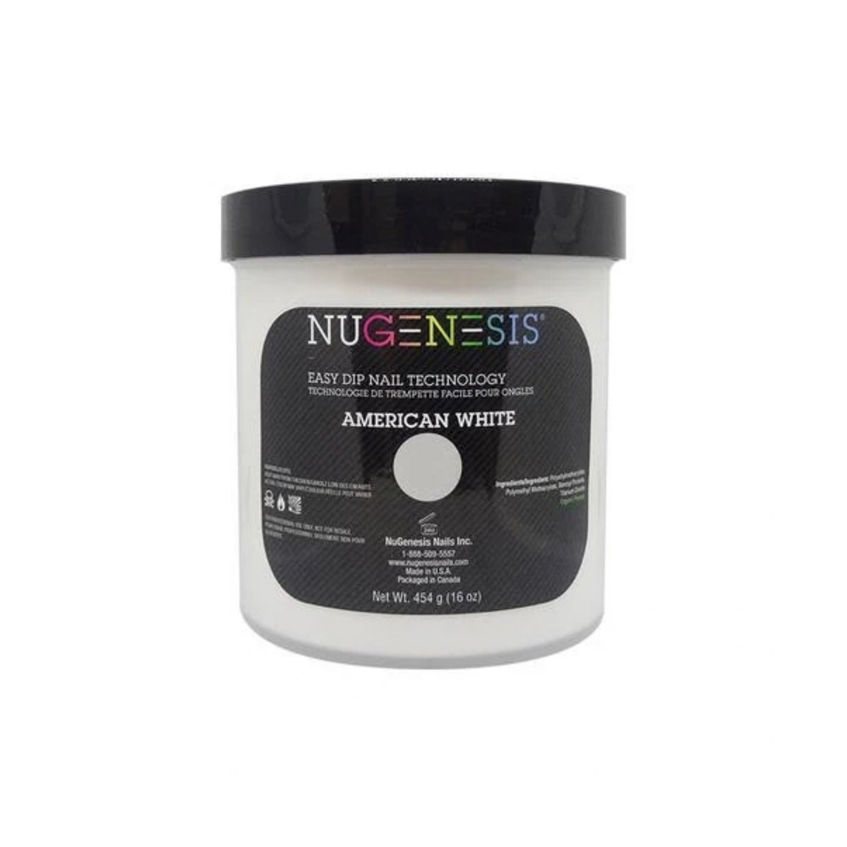 Nugenesis - Dipping Powder - American White (16oz)