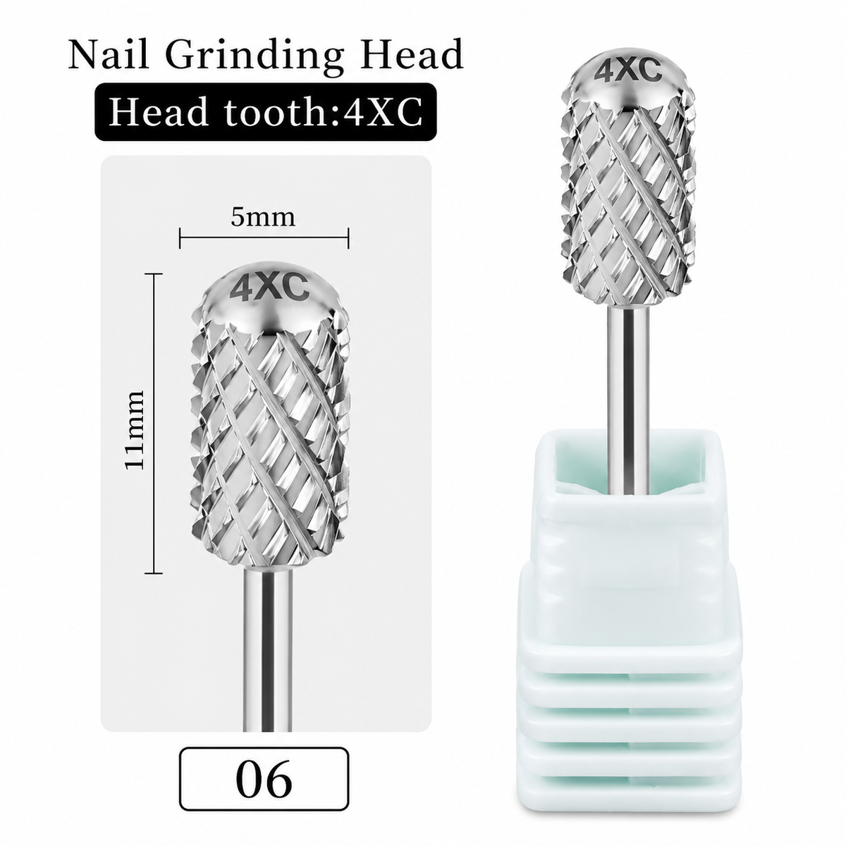 NAIL DRILL BIT | 3/32" LARGE SAFETY BIT