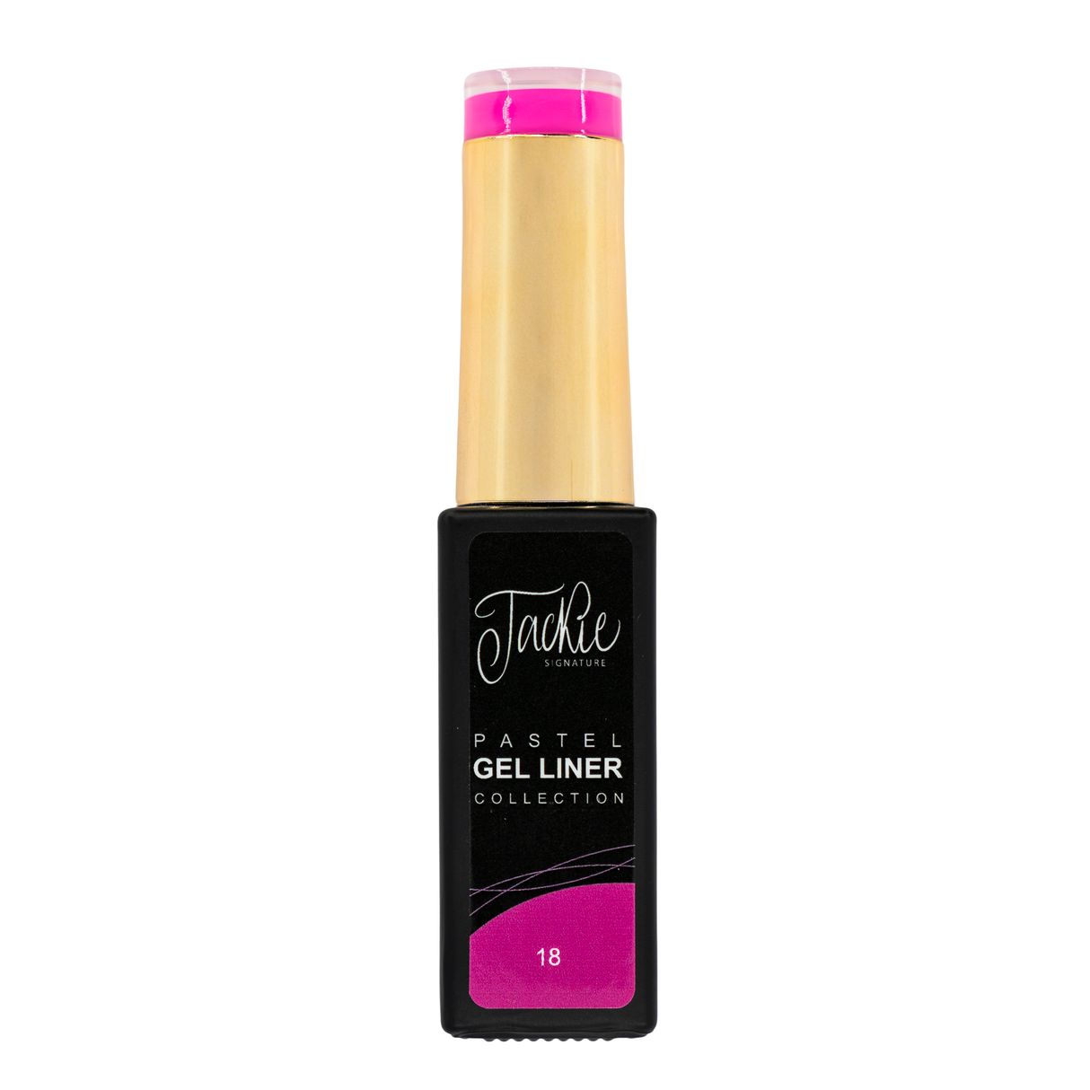 Jackie Signature Pastel Liner Art Gel Design 18