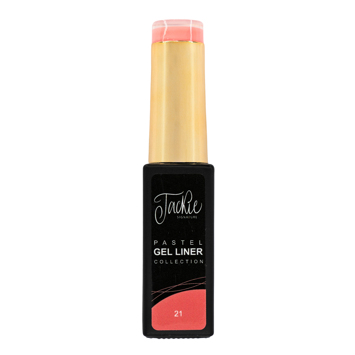 Jackie Signature Pastel Liner Art Gel Design 21