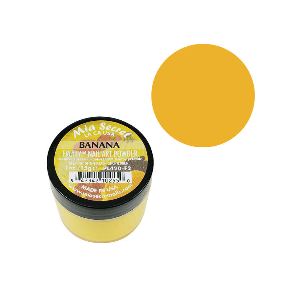 MIA SECRET | BANANA FRUITY ACRYLIC  POWDER (1 OZ)
