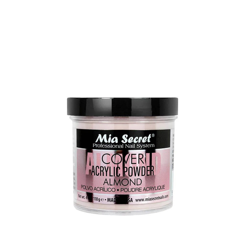 MIA SECRET | COVER ACRYLIC  POWDER ALMOND (4 OZ)