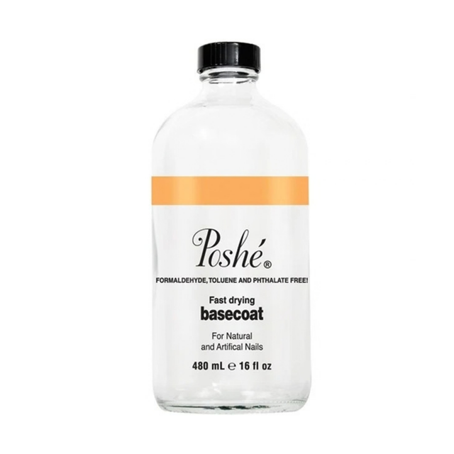 Poshe - Nail Lacquer - Fast Drying Base Coat - Refill 16 fl oz