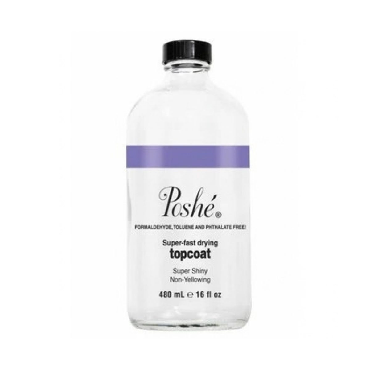 Poshe - Nail Lacquer - Super Fast Drying Top Coat - Refill 16 fl oz