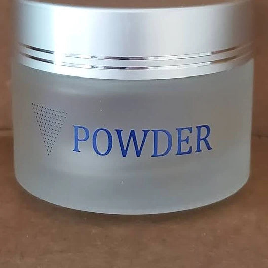 EMPTY FROSTED GLASS JAR WITH LID 40G