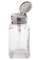 PUMP BOTTLE | GLASS PUMP DISPENSER BOTTLE 6oz/18ml