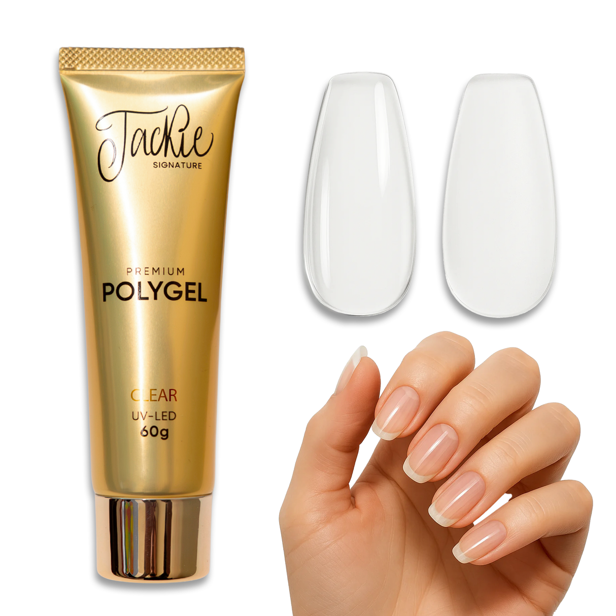POLY GEL | JACKIE SIGNATURE PREMIUM - 01 CLEAR