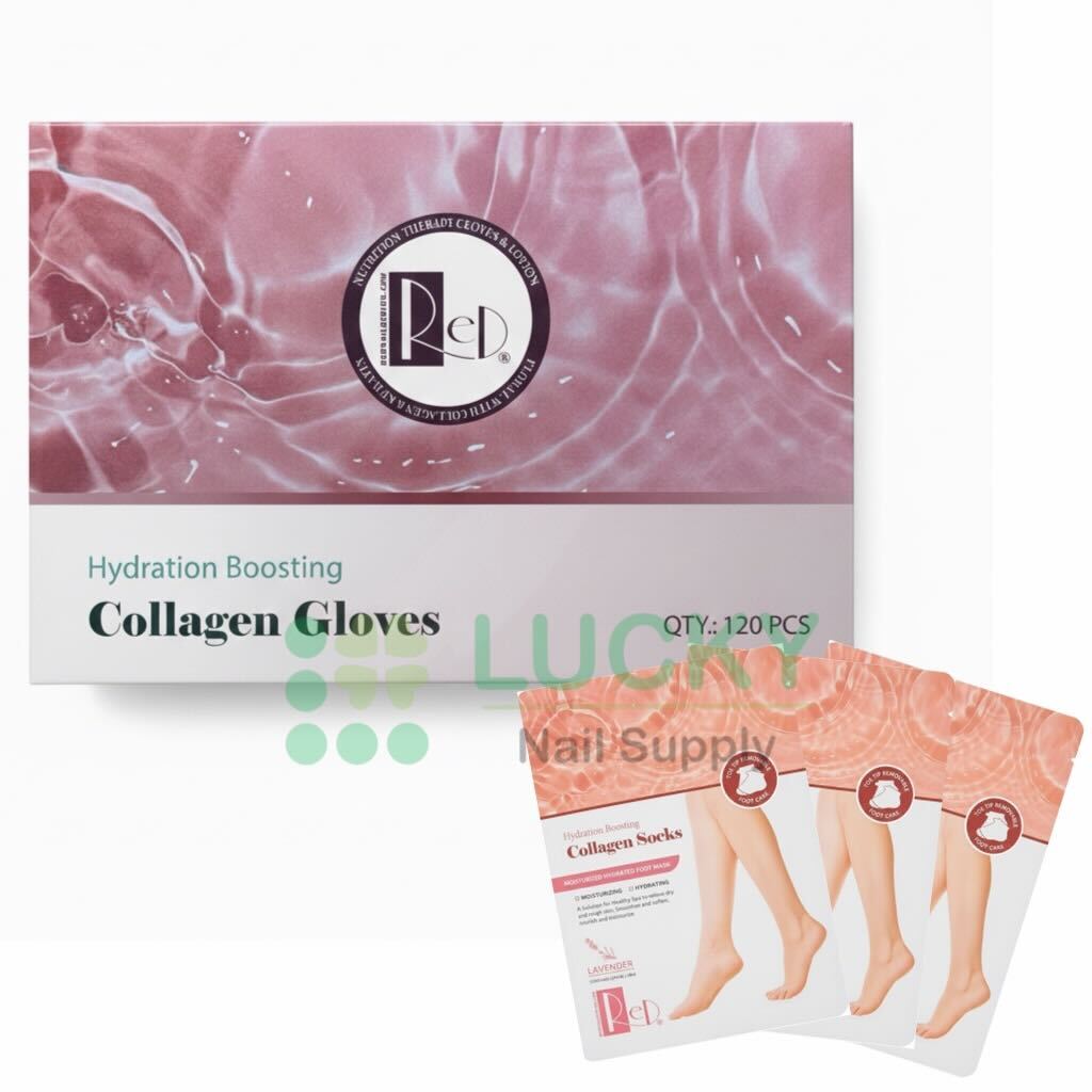 RED | COLLAGEN GLOVES / SOCKS - CASE OF 120