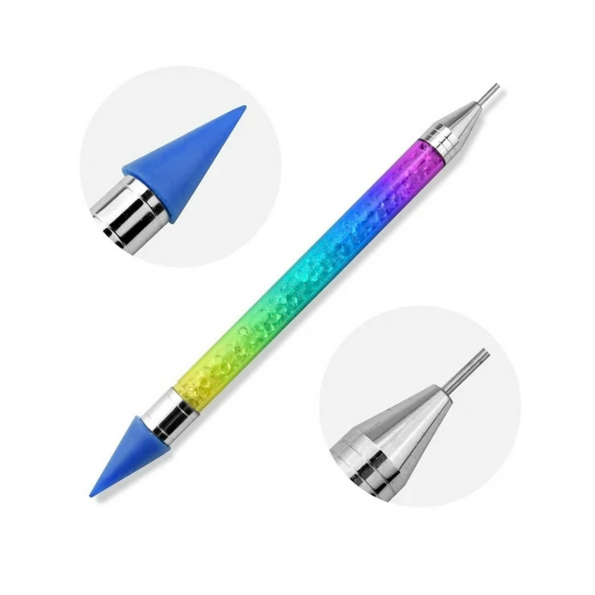 Rhinestone Picker - 2 Head - Rainbow Diamond
