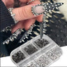 NAIL CHARM | RIVET CONE SPIKE - 6 GRID