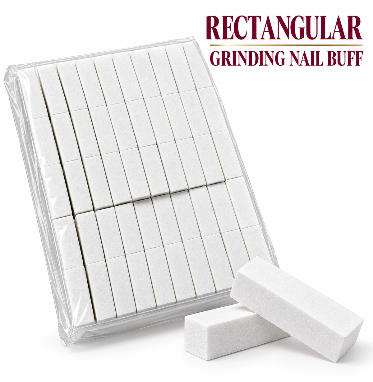 STALEKS | RECTANGULAR GRINDING NAIL BUFF | 100/180 GRIT