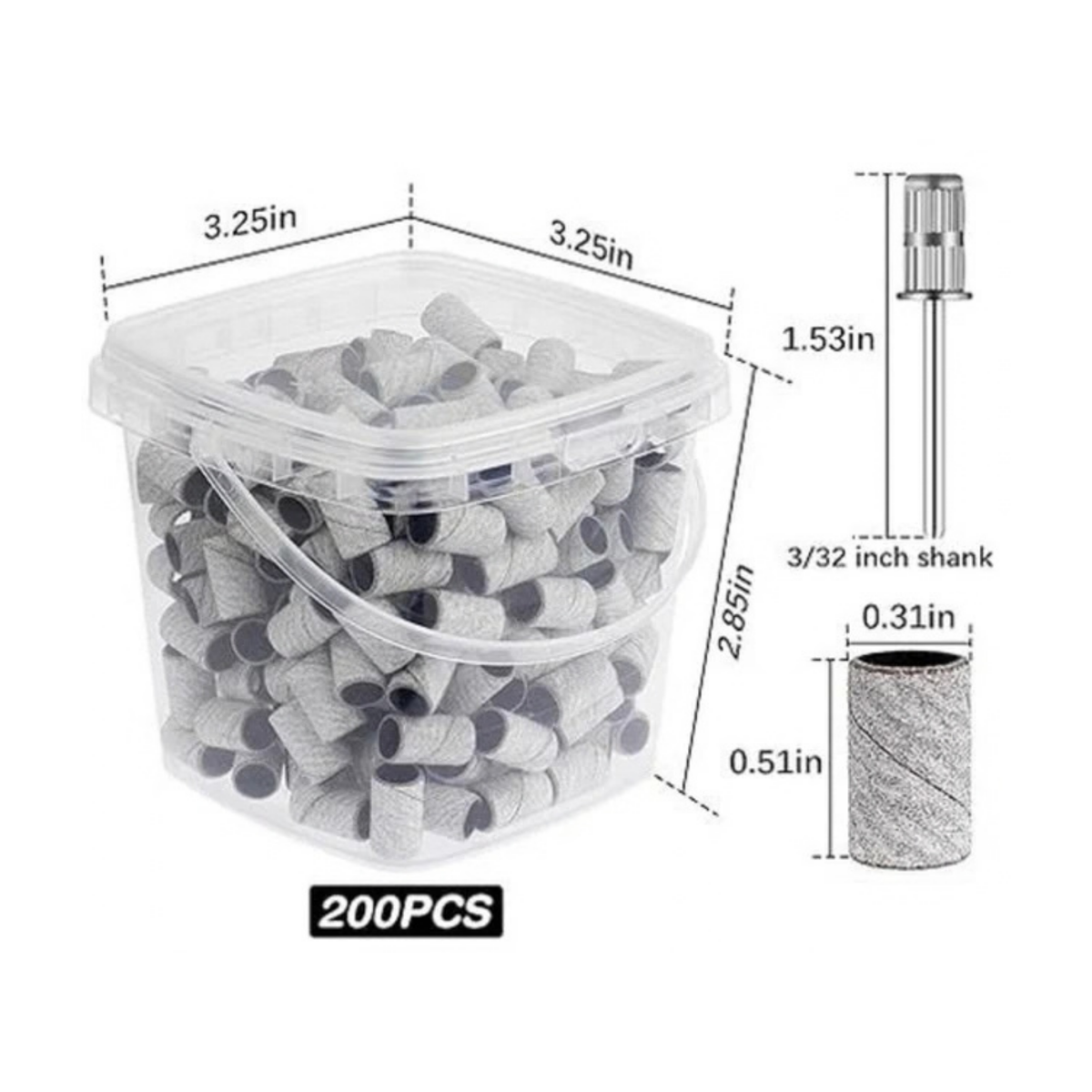SANDING BAND | ZEBRA 200PCS OF BOX ( FREE 2PCS MANDREL BIT )