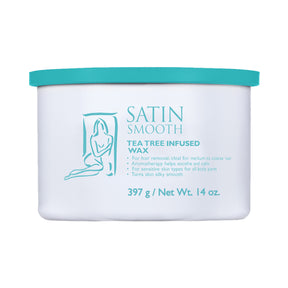 Satin Smooth - Tea Tree Infused Wax (14oz)