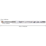 PANA - SILVER GLITTER 3D BRUSH - SIZE 4S