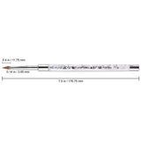 PANA - SILVER GLITTER 3D BRUSH - SIZE 5S