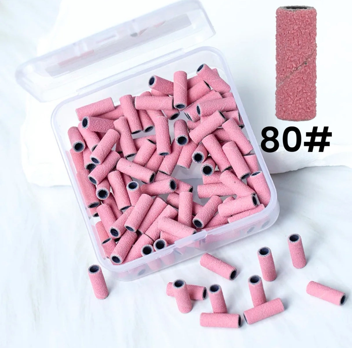 SMALL SANDING BAND 3.1 MM | GRID #80  COARSE - PINK