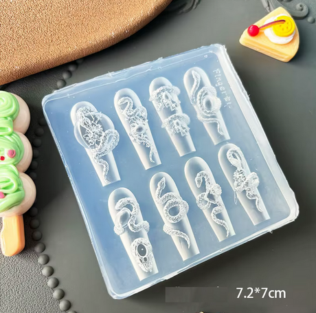 NAIL ART TOOL | 5D SILICON MOLD