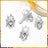 Nail Charm - Diamond Spider - Bag of 10 - Silver