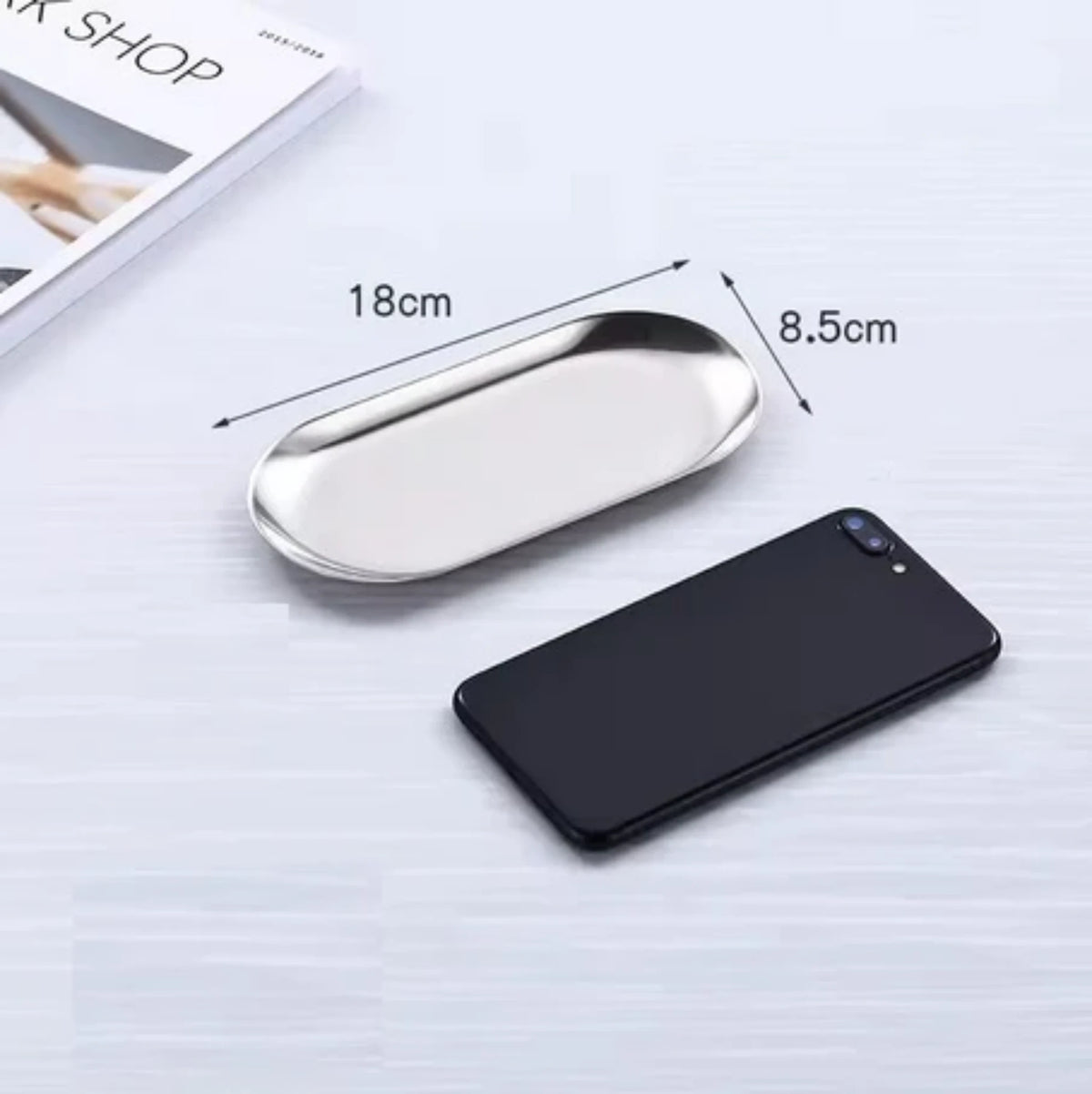 STAINLESS STEEL DECORATIVE TRAY