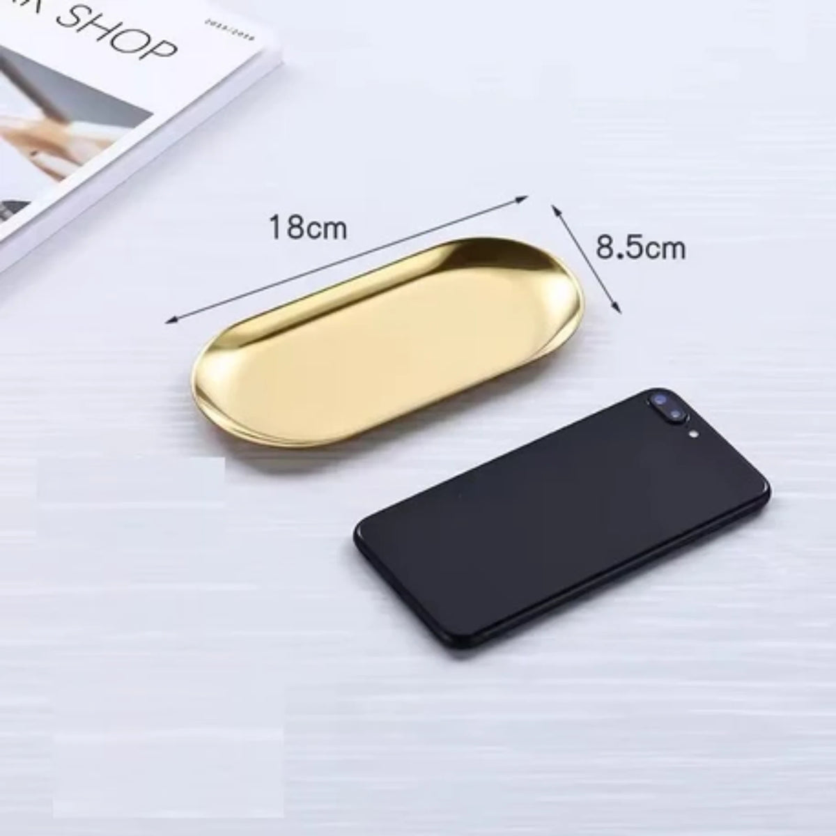 STAINLESS STEEL DECORATIVE TRAY