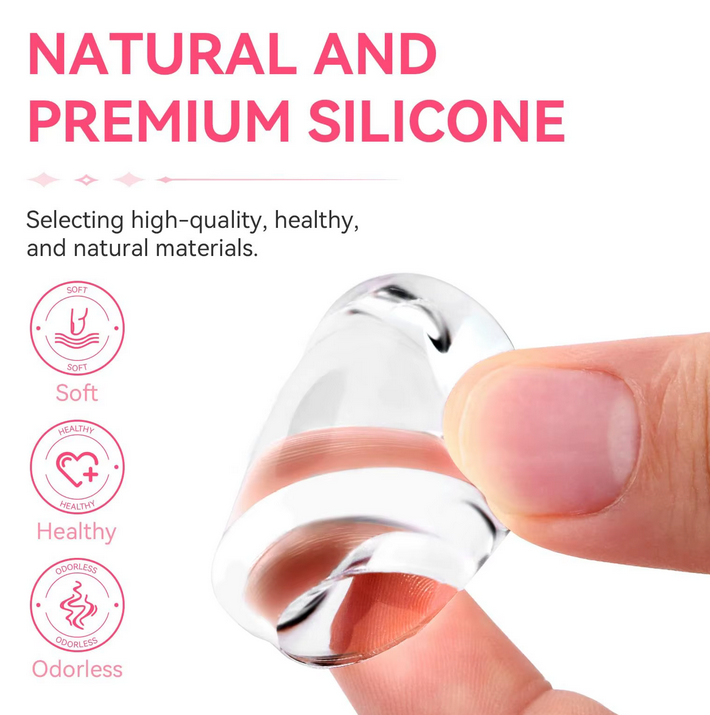 FRENCH TIP NAIL STAMPER SILICONE - CLEAR