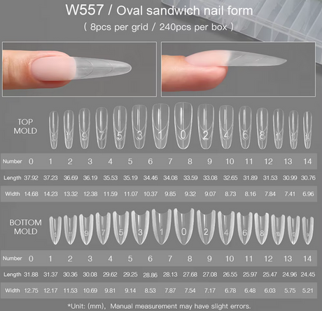 DUAL FORM | SANDWICH NAIL EXTENTION