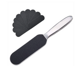 STAINLESS FOOT FILE WITH REFILL GRITS