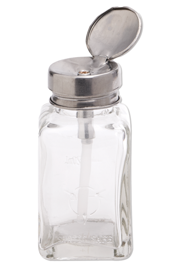 PUMP BOTTLE | GLASS PUMP DISPENSER BOTTLE 6oz/18ml