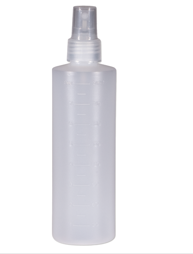 EMPTY SPRAY BOTTLE - 8oz (NO LABEL)