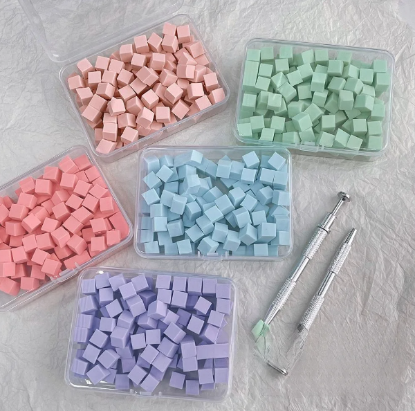 Tweezer Clip Gripping Sponge | 50pcs Replaceable