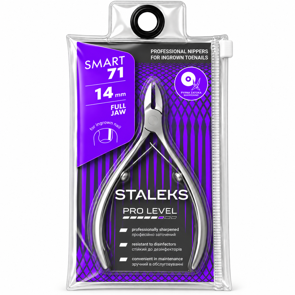 STALEKS | SMART 71 PROFESSIONAL NIPPERS FOR INGROWN TOENAILS | 14MM