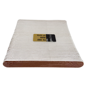 Design Nail - 129032 - Standard Nail File - Brown 100/100
