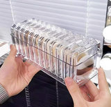 Storage Box Plastic with 12 Pcs Clear  Cases