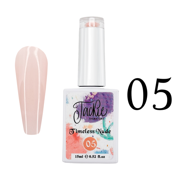 JACKIE SIGNATURE | GEL POLISH - TIMELESS NUDE – Lucky Nail Supply
