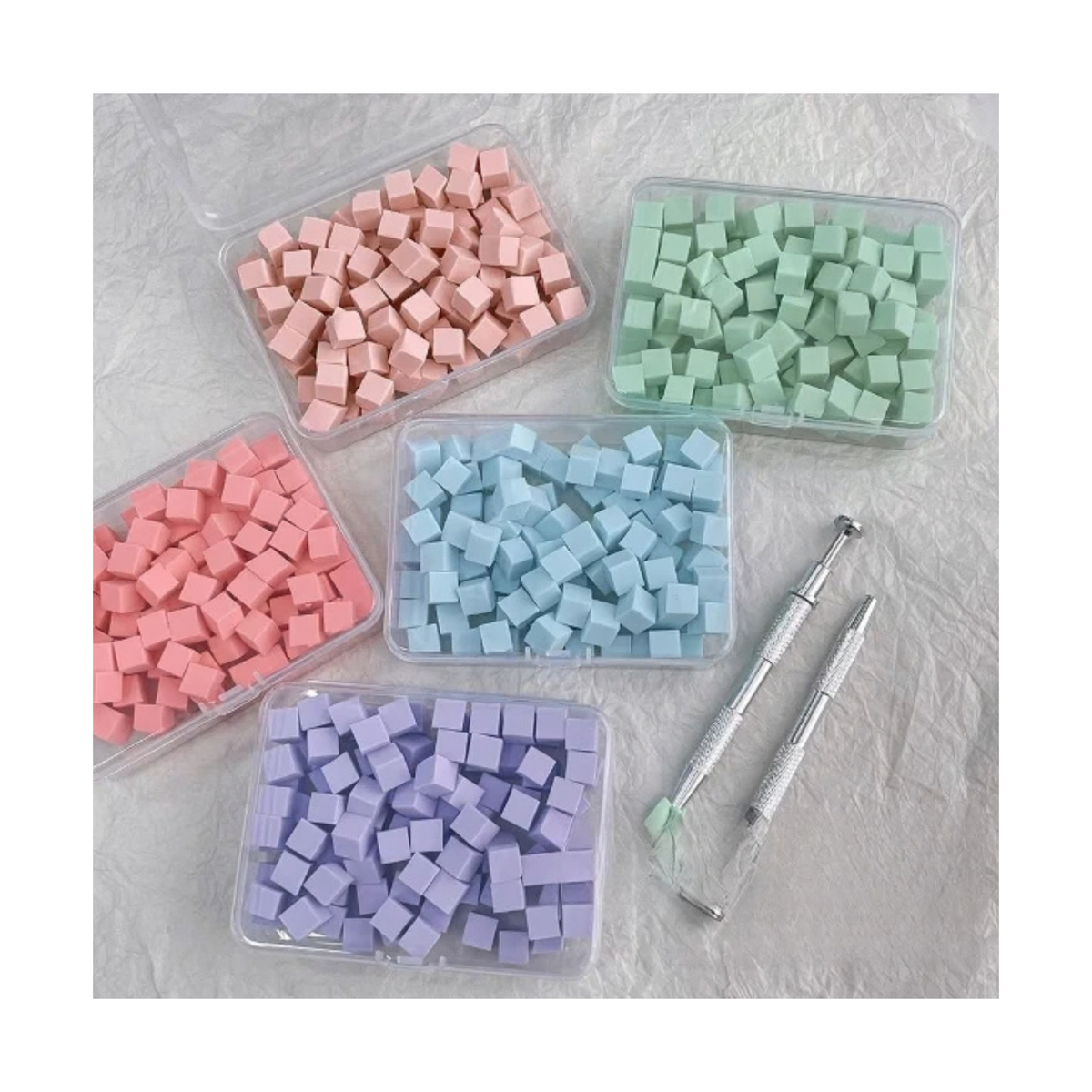 Tweezer Clip Gripping Sponge | 50pcs Replaceable