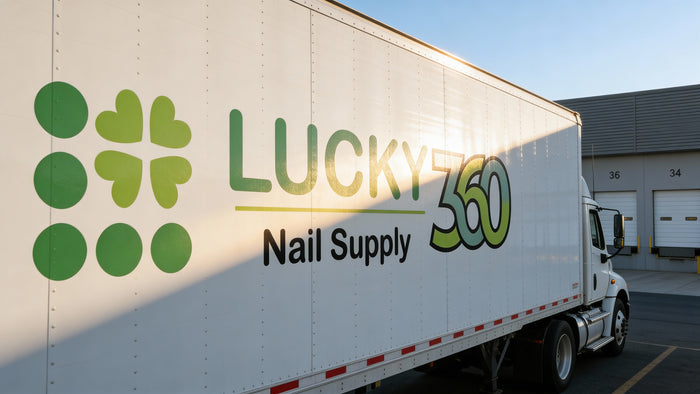 Lucky Nail Supply delivery truck