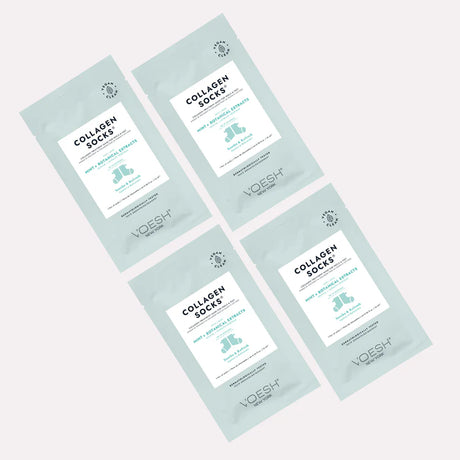 VOESH - COLLAGEN SOCKS - MINT + BOTANICAL EXTRACTS