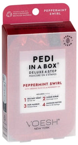 VOESH | PEDI IN A BOX | 4 STEP - PEPPERMINT SWIRL CASE