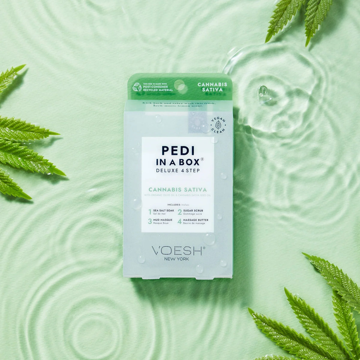 VOESH | PEDI IN A BOX | 4 STEP - CANNABIS SATIVA