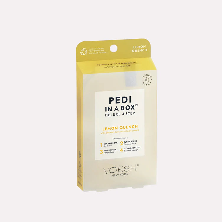 VOESH | PEDI IN A BOX | 4 STEP - LEMON QUENCH
