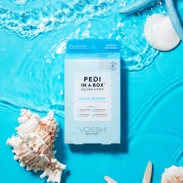 VOESH | PEDI IN A BOX | 4 STEP - OCEAN REFRESH