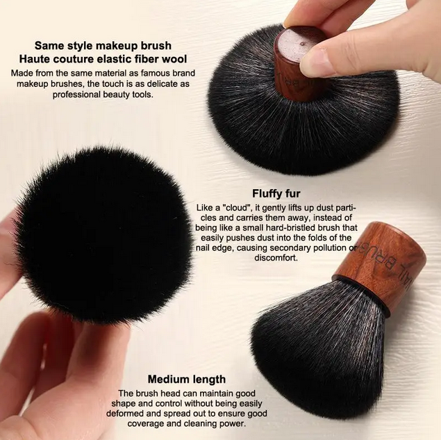 NAIL DUST BRUSH | SANDAL WOOD