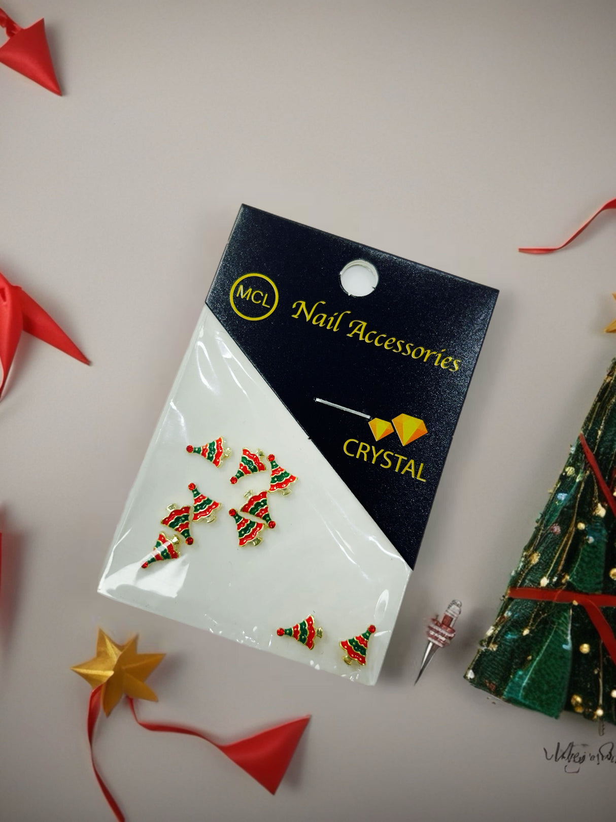 X'MAS NAIL CHARM | CHIRSTMAS TREE
