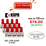 KUPA SOAK OFF GEL TOP COAT