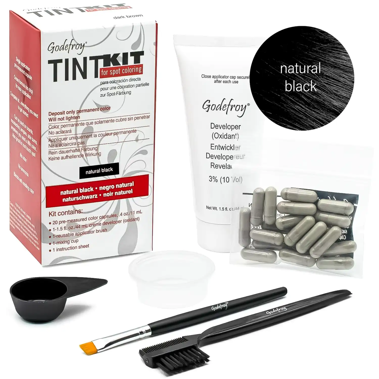GODEFROY TINT KIT - NATURAL BLACK