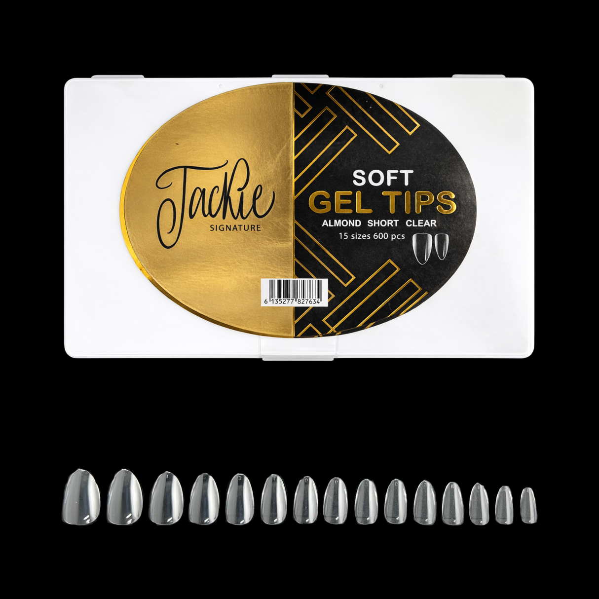 JACKIE SIGNATURE | SOFT GEL TIPS CLEAR | NATURAL