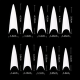 CRE8TION | NATURAL STILETTO NAIL TIP 02 (600PCS/BOX)