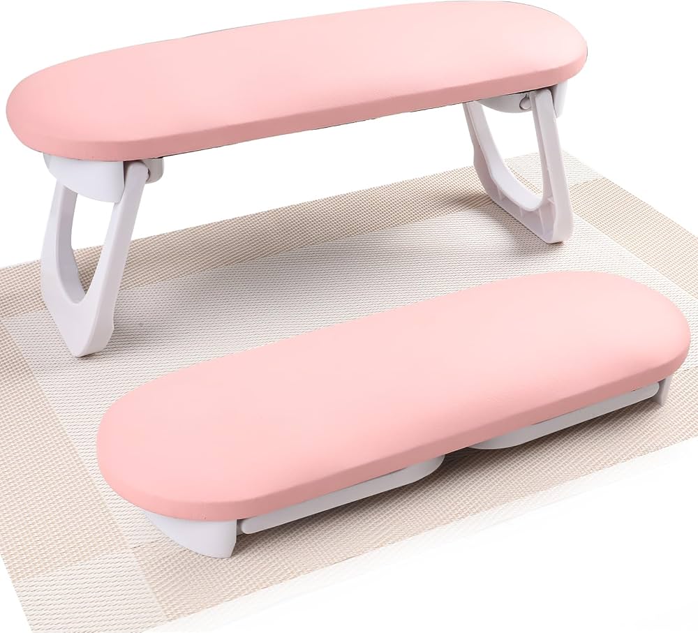 FOLDABLE ARM REST WITH PILLOW | PINK