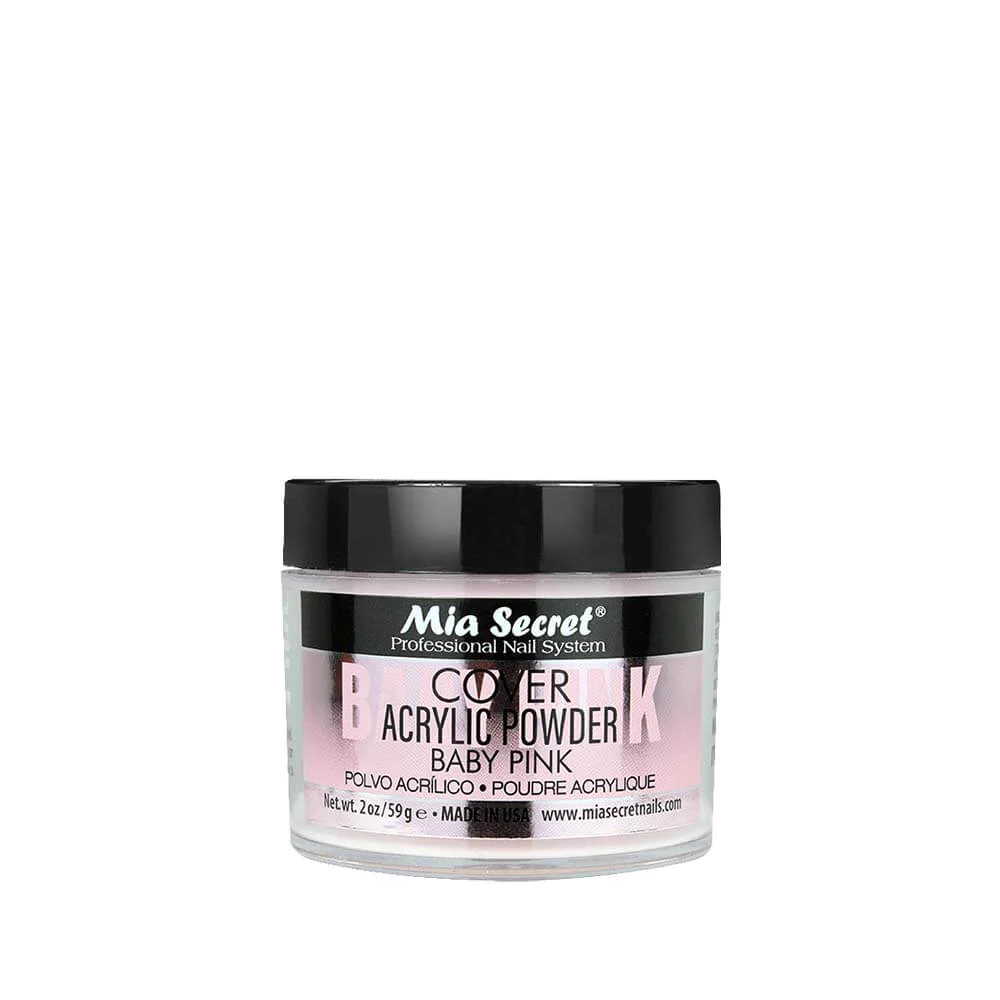 MIA SECRET | COVER BABY PINK ACRYLIC POWDER (2 OZ)