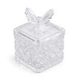DAPPEN DISH | BUTTERFLY LID GLASS JAR